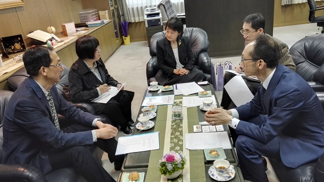 伟德国际1946代表团赴日本高校交流访问